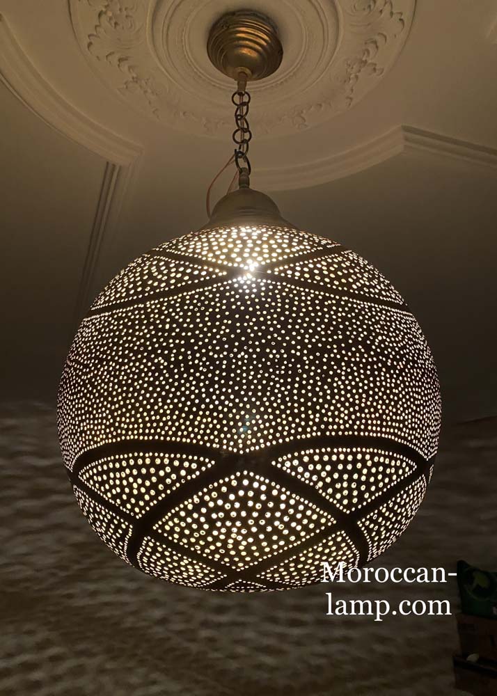 plafond de lampe marocaine